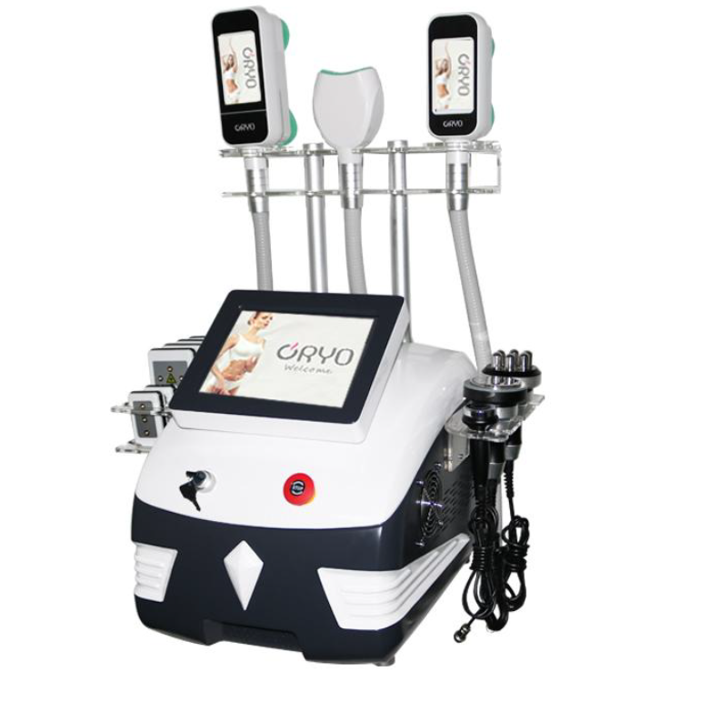 P2  Cryolipolysis + lipo laser + cavitation + RF 360 Degree Cryotherapy Slimming Machine