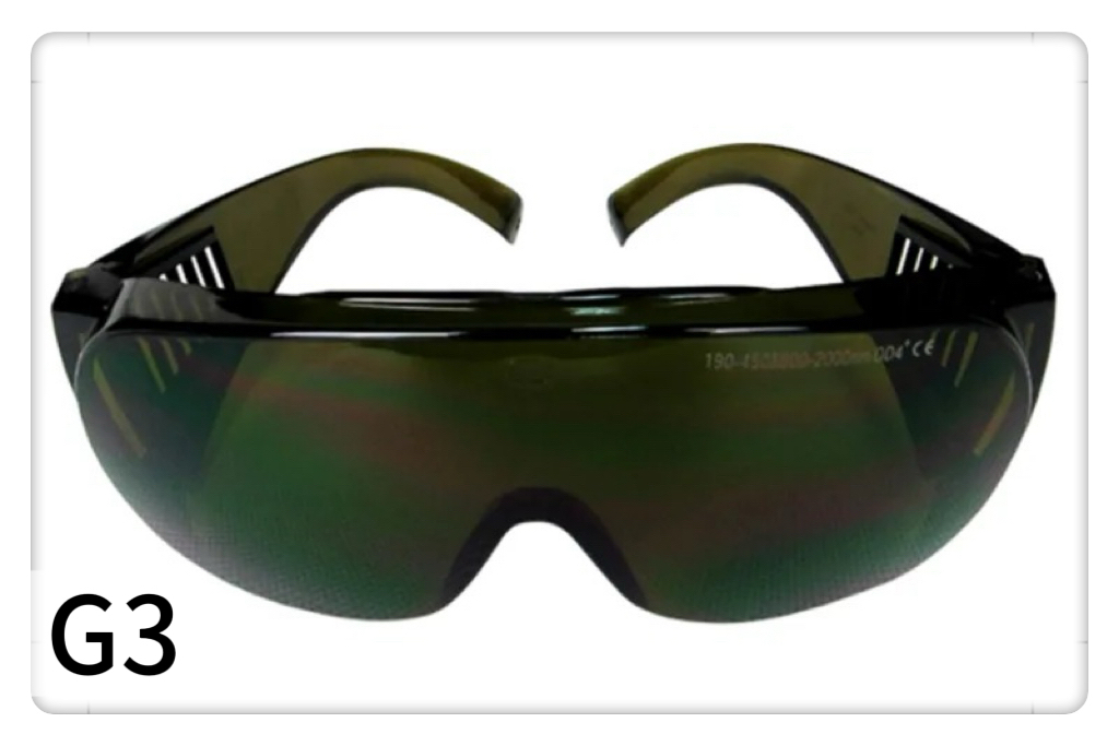 Model G3 Eagle Pair Laser Eyewear Goggles Glasses 190-450nm/ 800-2000nm OD4+ Diode Laser Hair Removal Machines