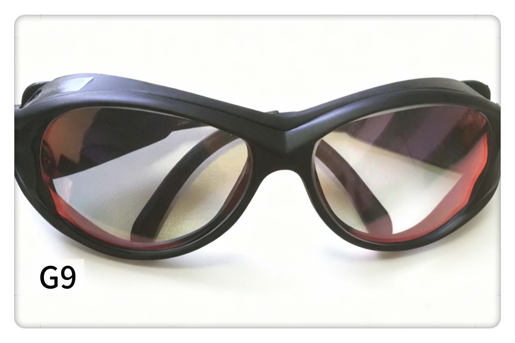 Model G9- HR700-1100 Laser Eyewear Goggles Material Glass OD4+ For 700-1100nm 3waves Diode Laser Alexandrite Devices
